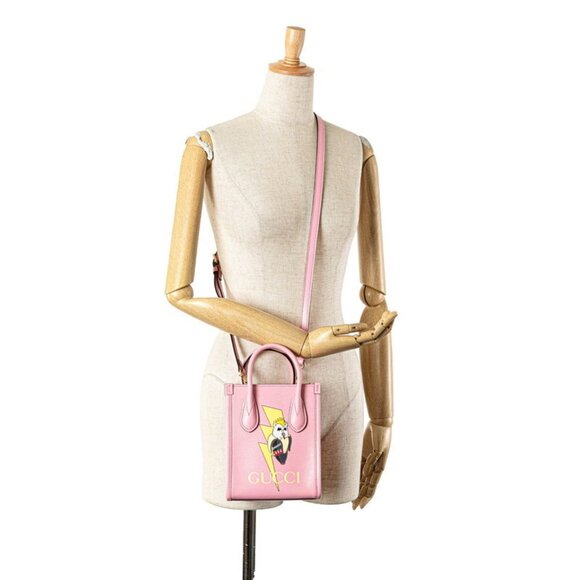 GUCCI Pink Leather Shoulder Bag - Picture 14 of 14